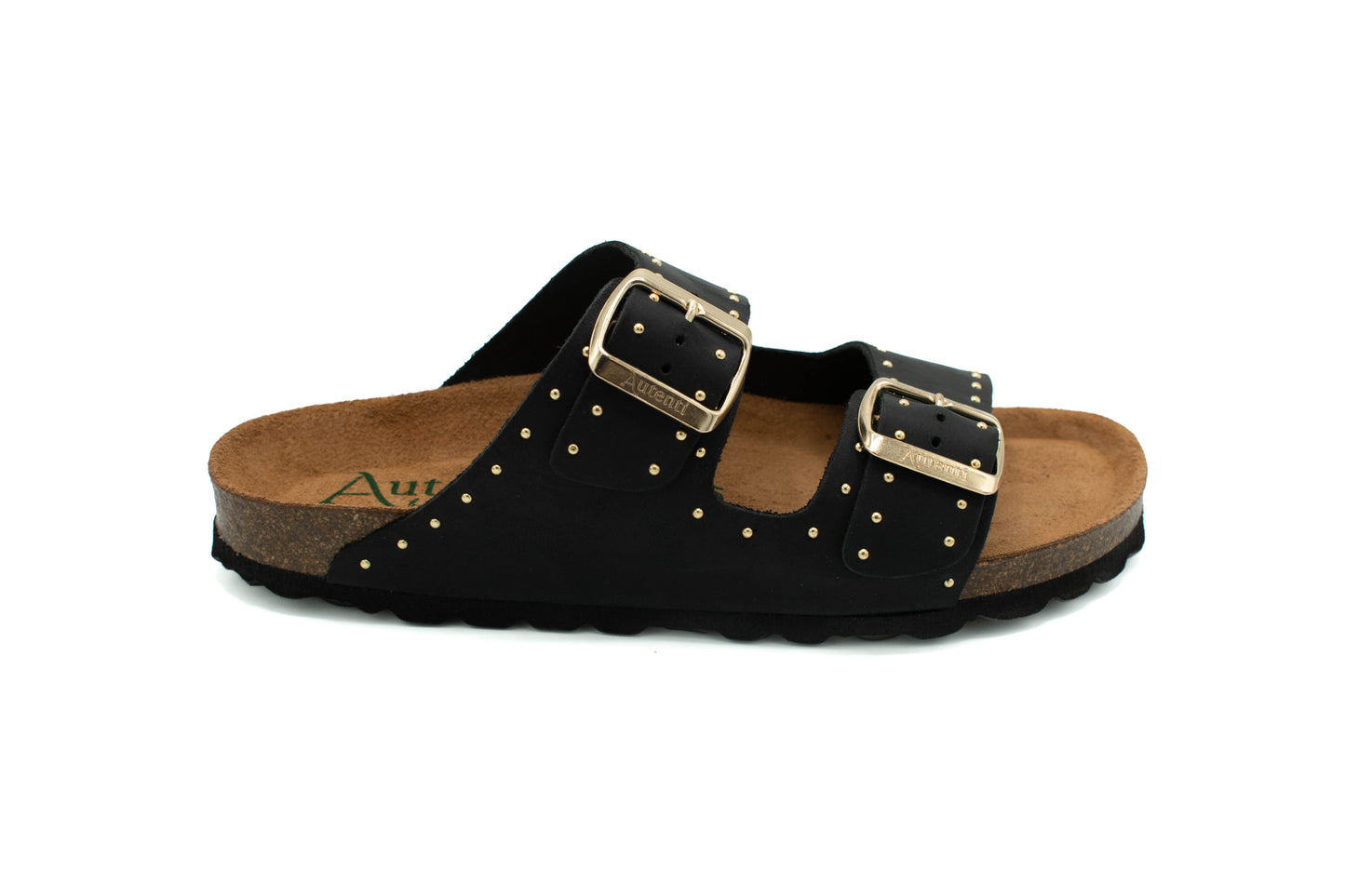 Sandalia BIO Madrid tachas negro