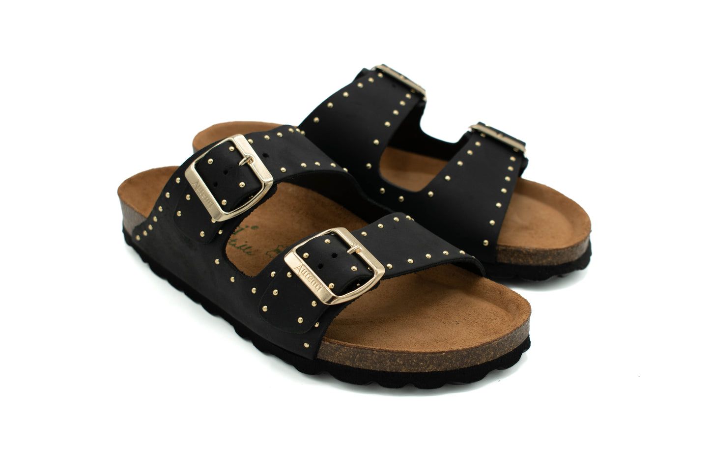 Sandalia BIO Madrid tachas negro