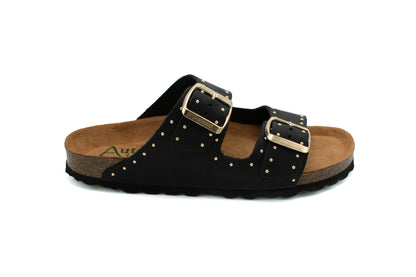 Sandalia BIO Madrid tachas negro