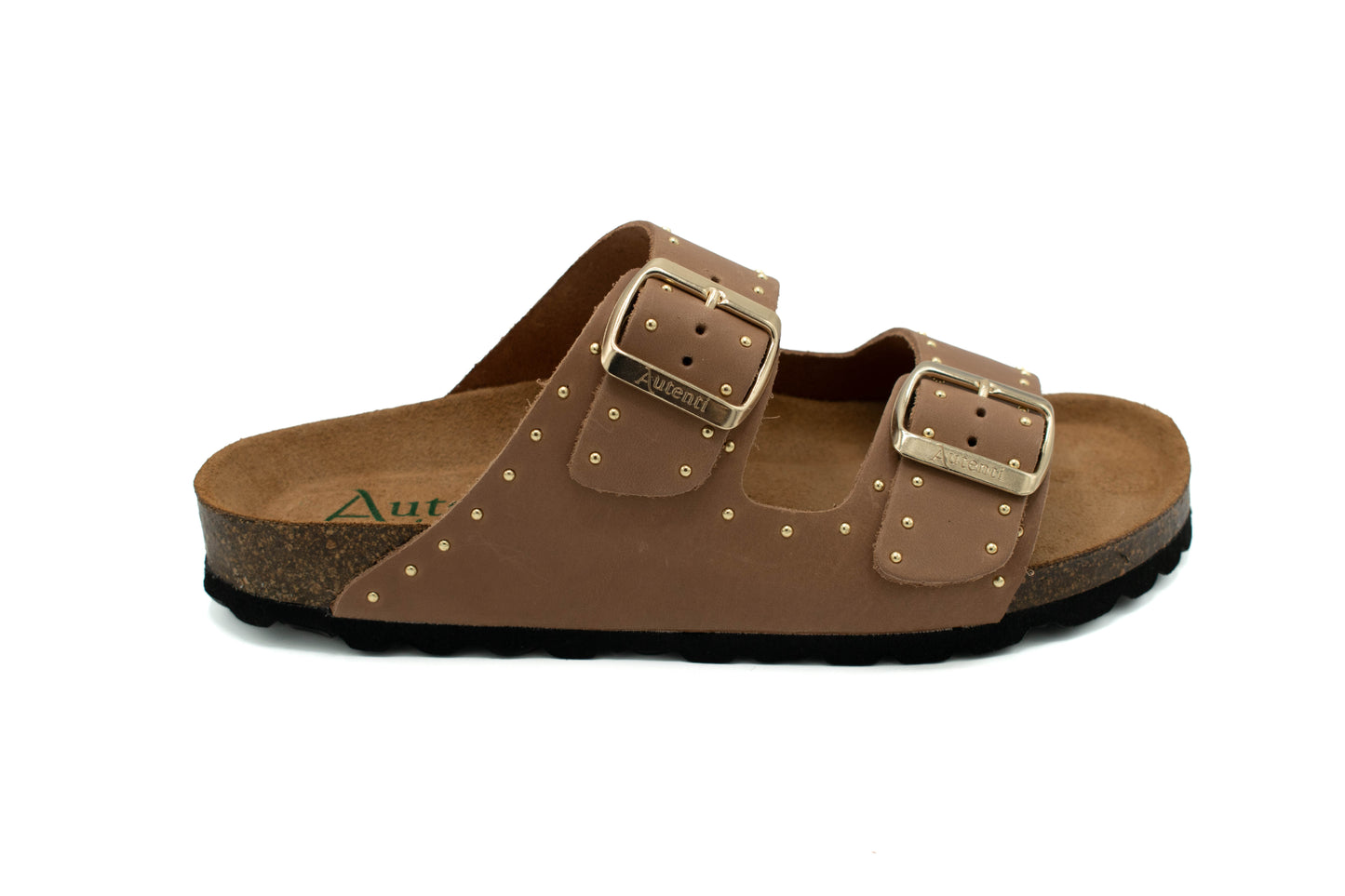 Sandalia BIO Madrid tachas cuero